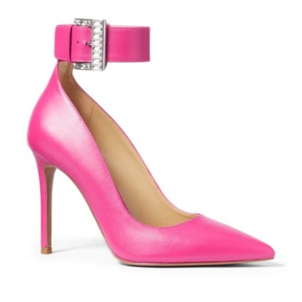 SOLD Elegant Pink Ankle Strap Heels Giselle Pump
